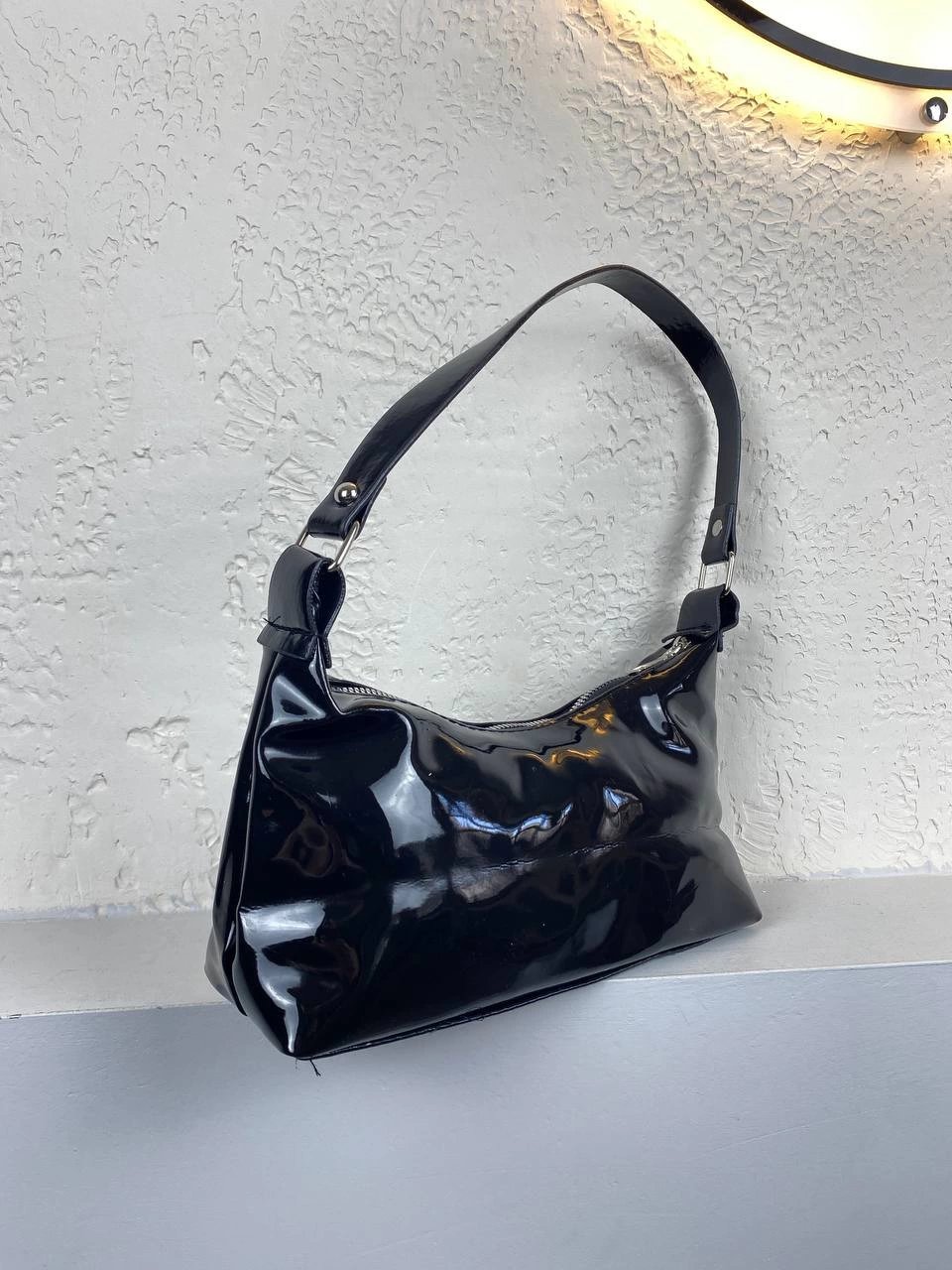 Siyah Rugan Kol Çanta