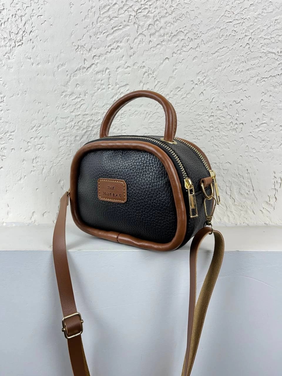 Siyah Taba Sap Renk YENİ SEZON Çapraz Çanta CB6544