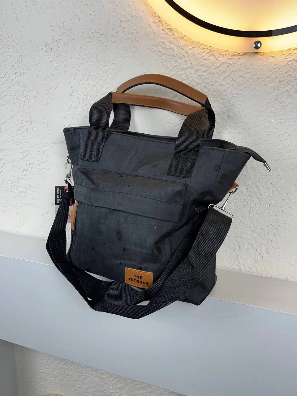 Siyah Tote KRINKIL Kol Çanta CB3299