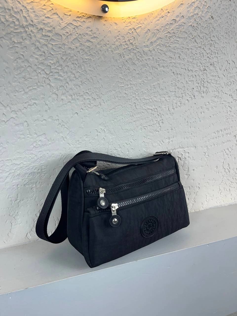 Siyah YENİ KRİNKIL 3 Bölme Çanta CB4444