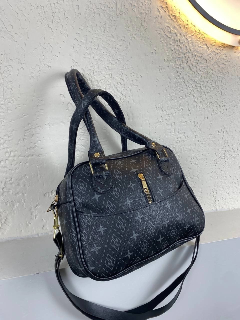 Siyah Yıldızlı Kampanya Kol Çanta