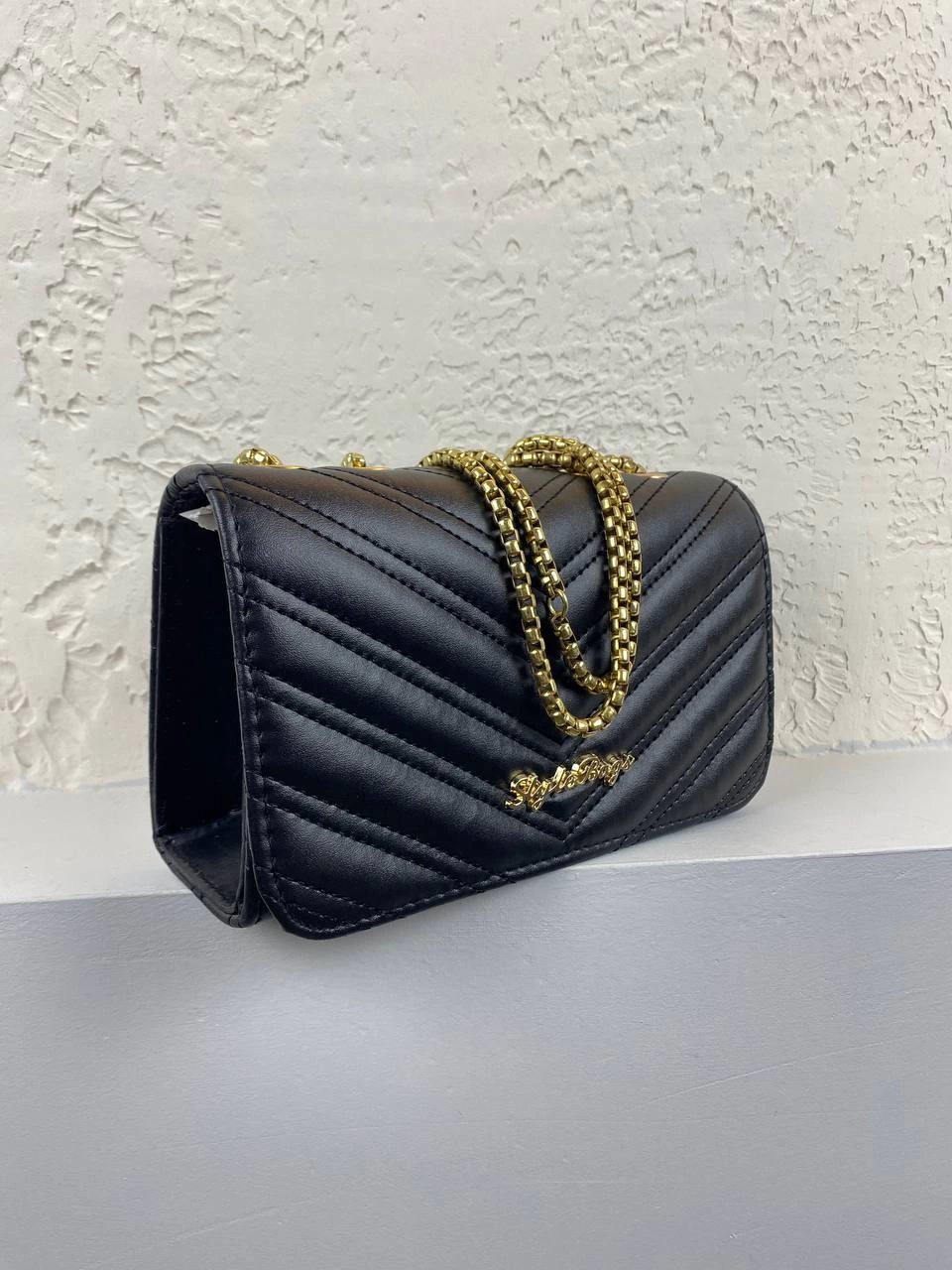 Siyah Zincirli Kalite Çanta