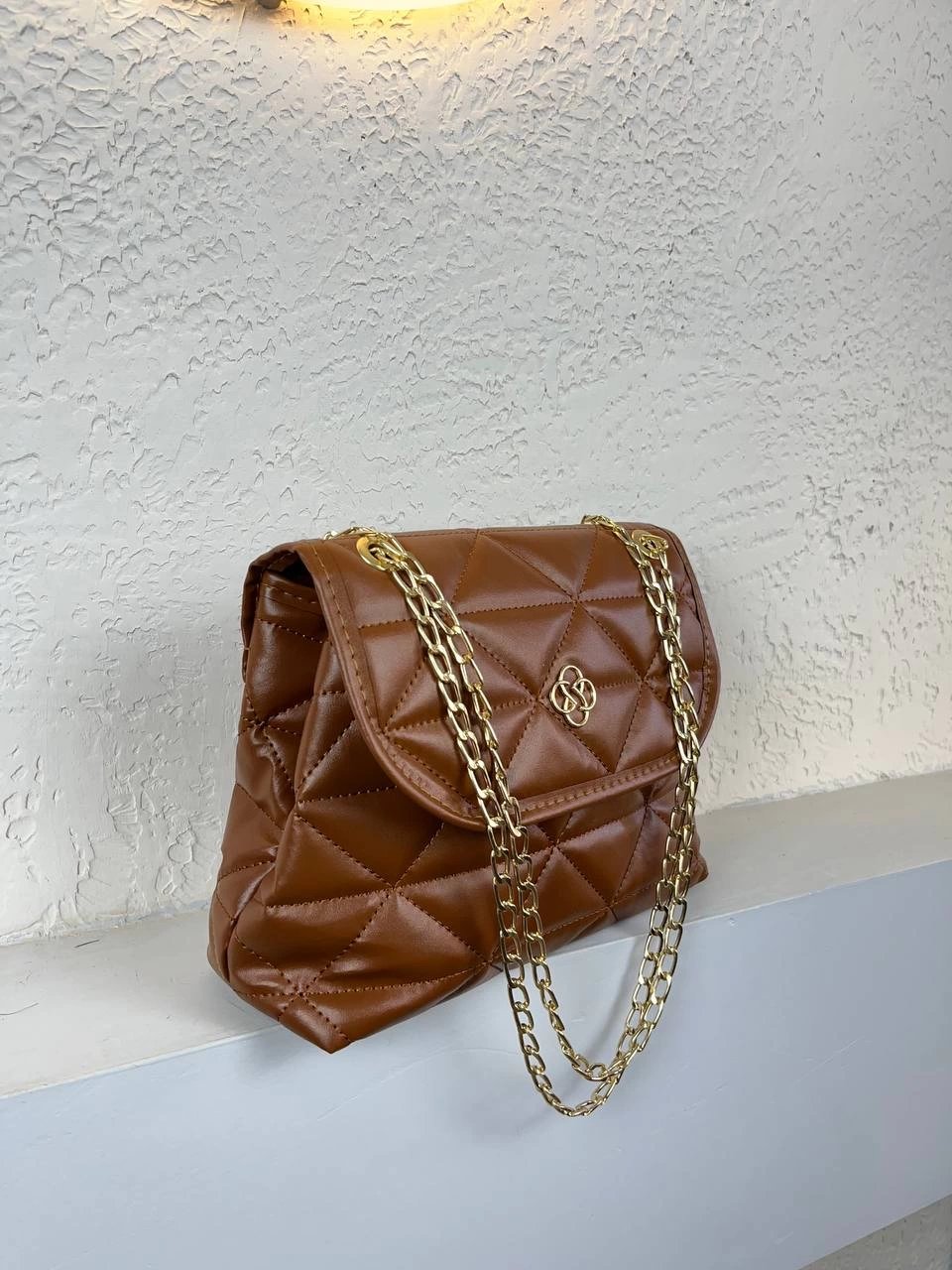 Taba 2 Bölmeli Zincirli Çanta CB6357