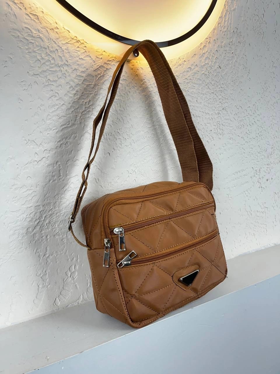 Taba 3 Bölme Kapitone DMN Çanta CB4186