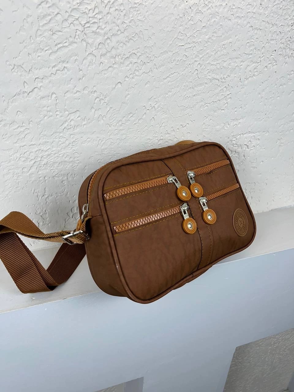 Taba 5 Fermuarlı Krinkıl Çanta CB2492