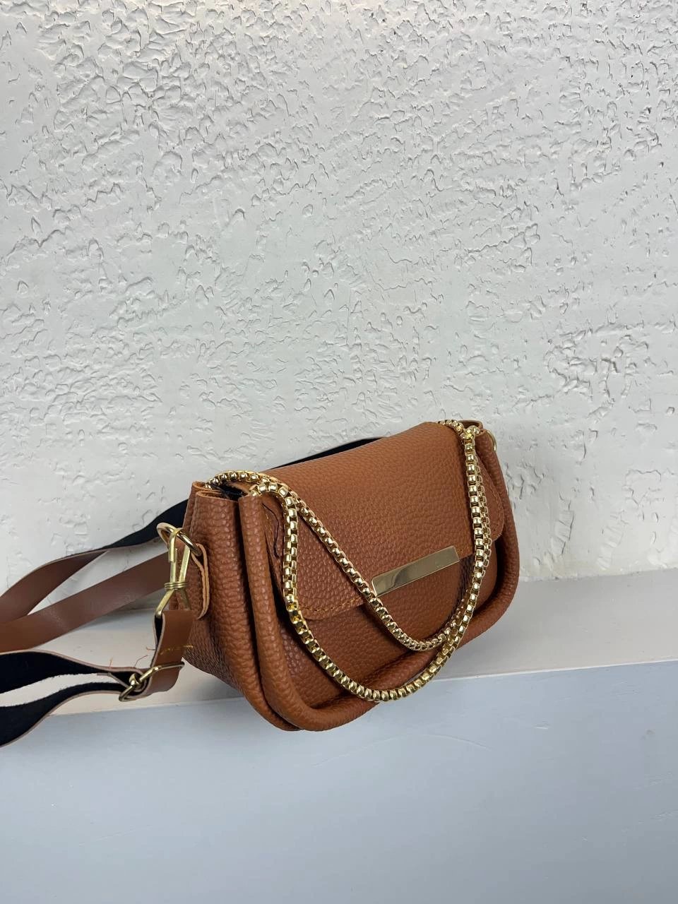 Taba A Kalite Deri Zincirli Çanta CB6325