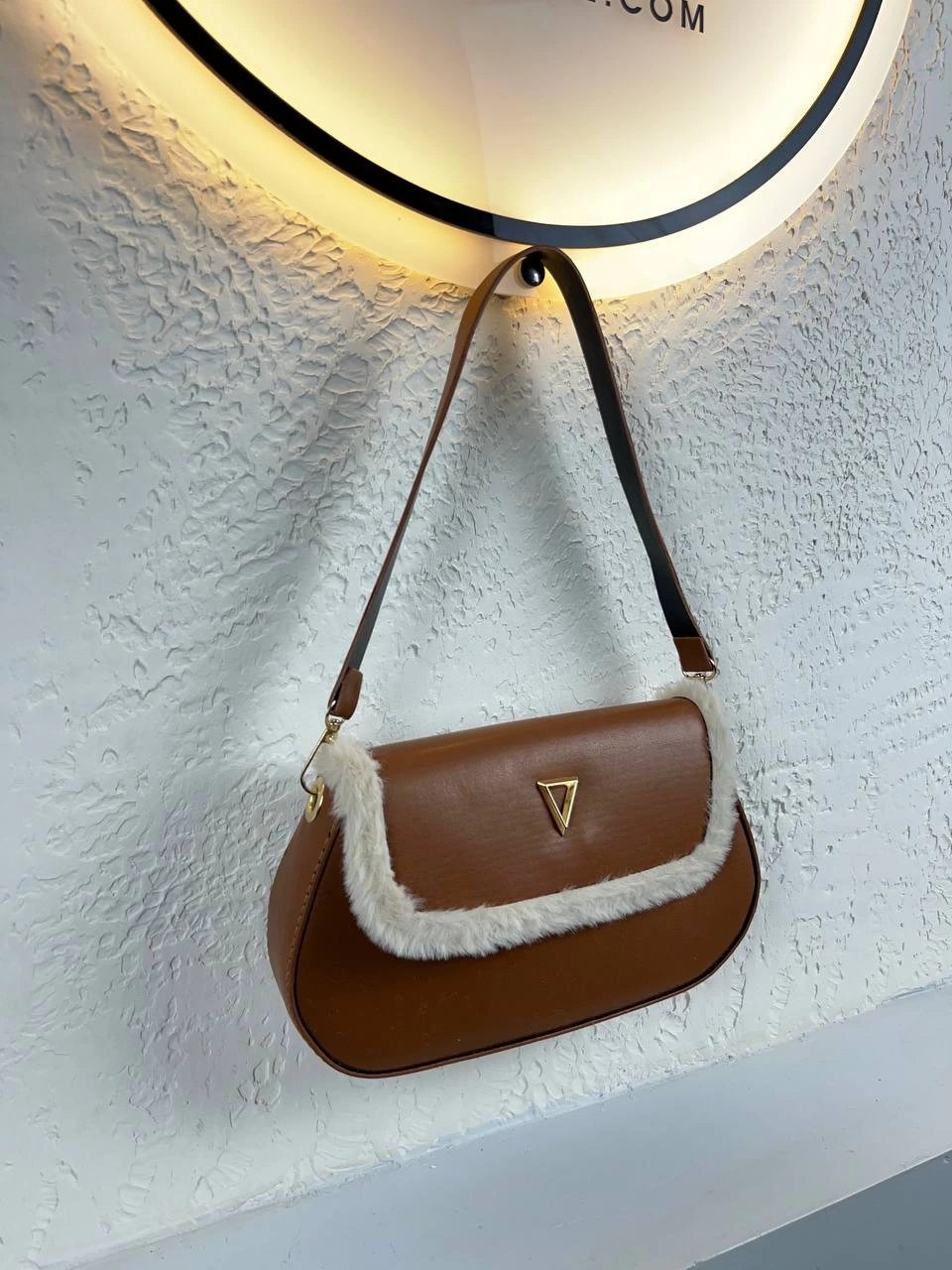 Taba Baget Peluş Detaylı Çanta CB1273