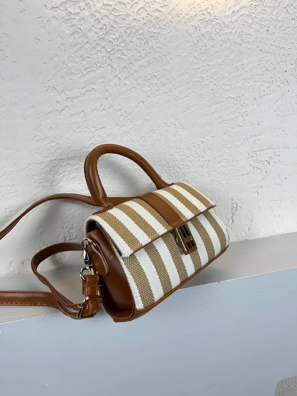 Taba Çizgili Taba Sap Çanta Vedat2013