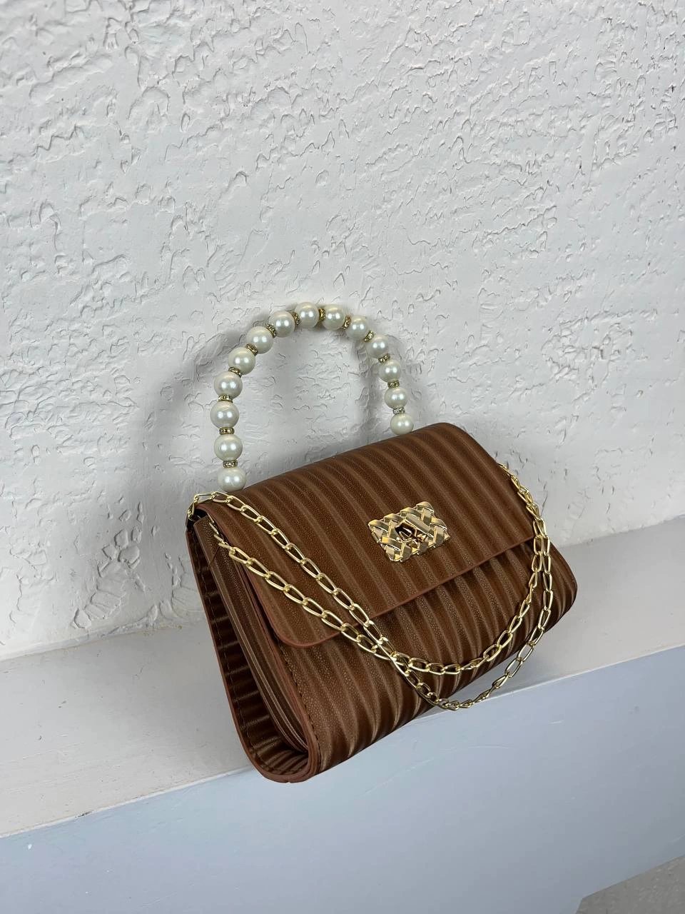 Taba İncili Zincirli Çanta CB5297