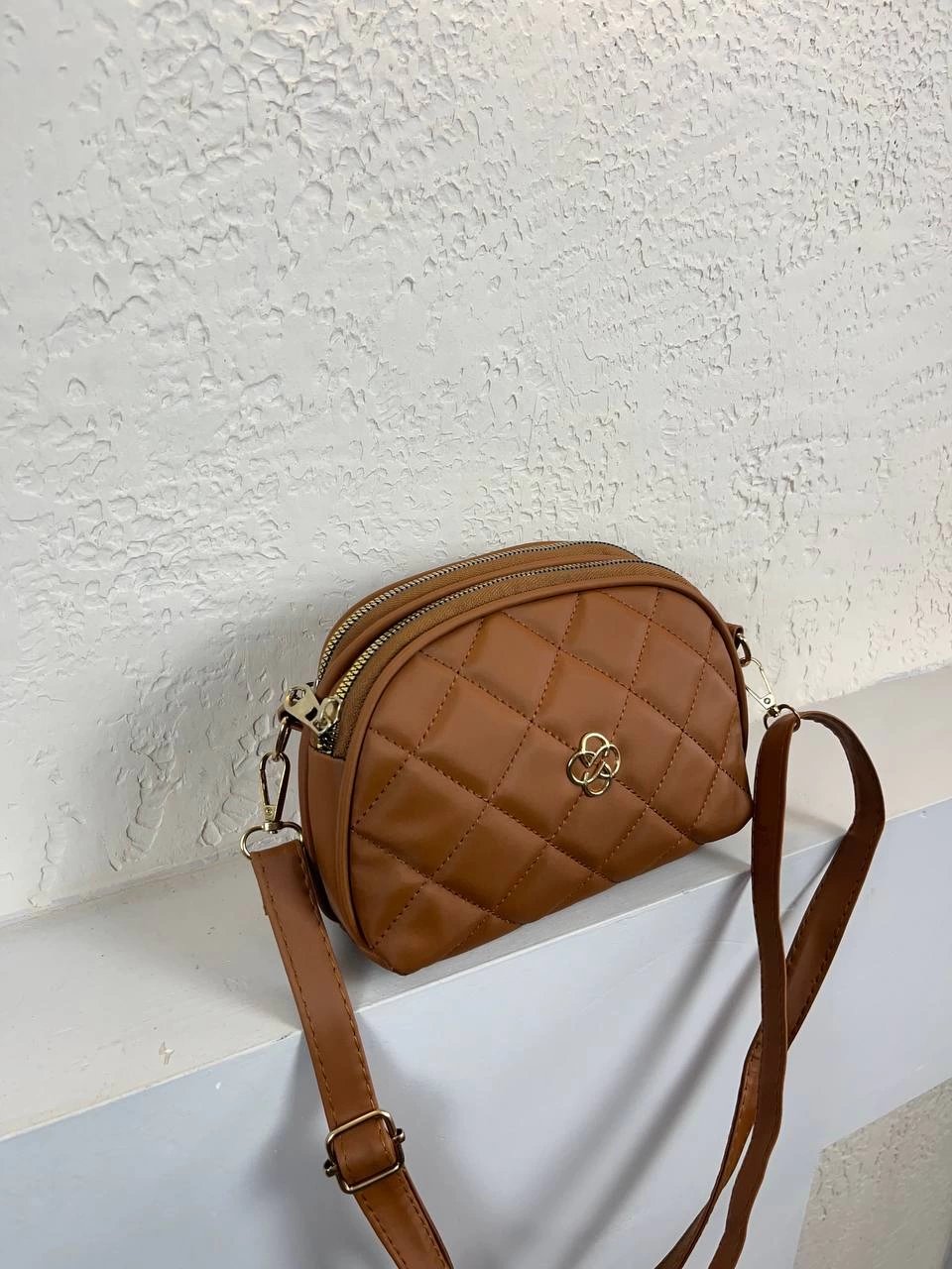 Taba Kapitone 2 Bölme Çapraz Çanta CB2044