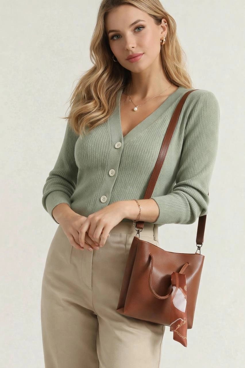 Taba MİNİ BOY Fularlı Çanta CB0000