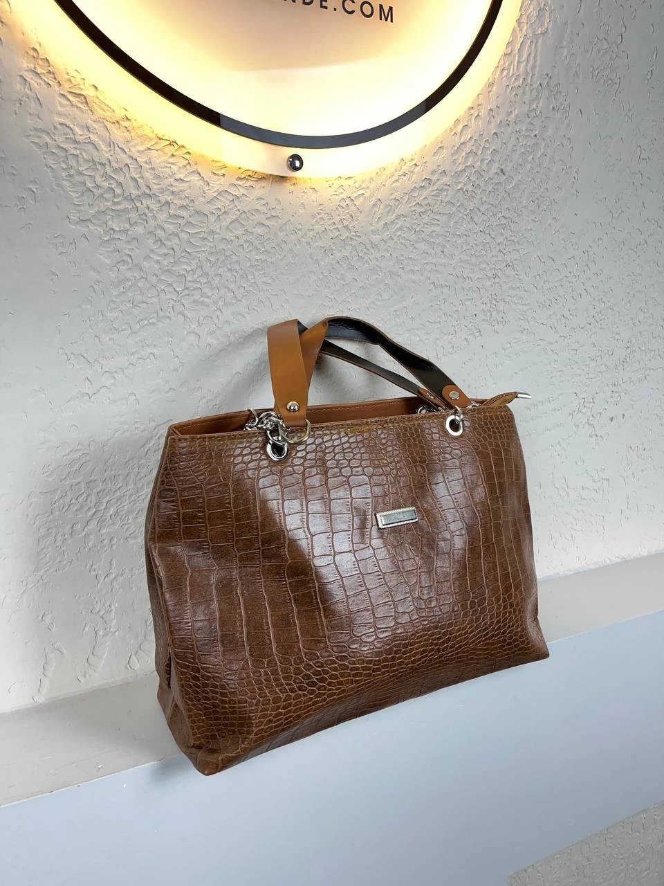 Taba Renk 2 Bölme Astarlı Kol Çanta CB0033