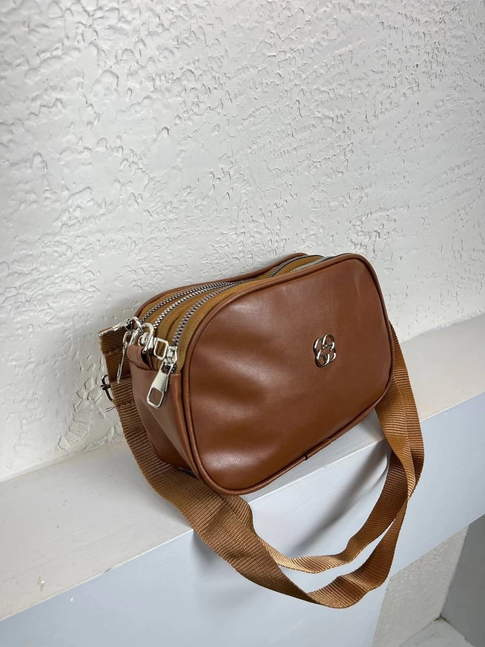 Taba Renk 3 Bölme Kalite Çanta CB6370