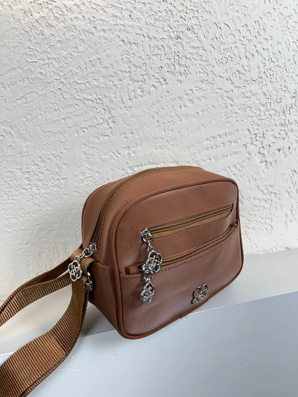 Taba Renk 3 Bölme YENİ ÇANTA CB0141