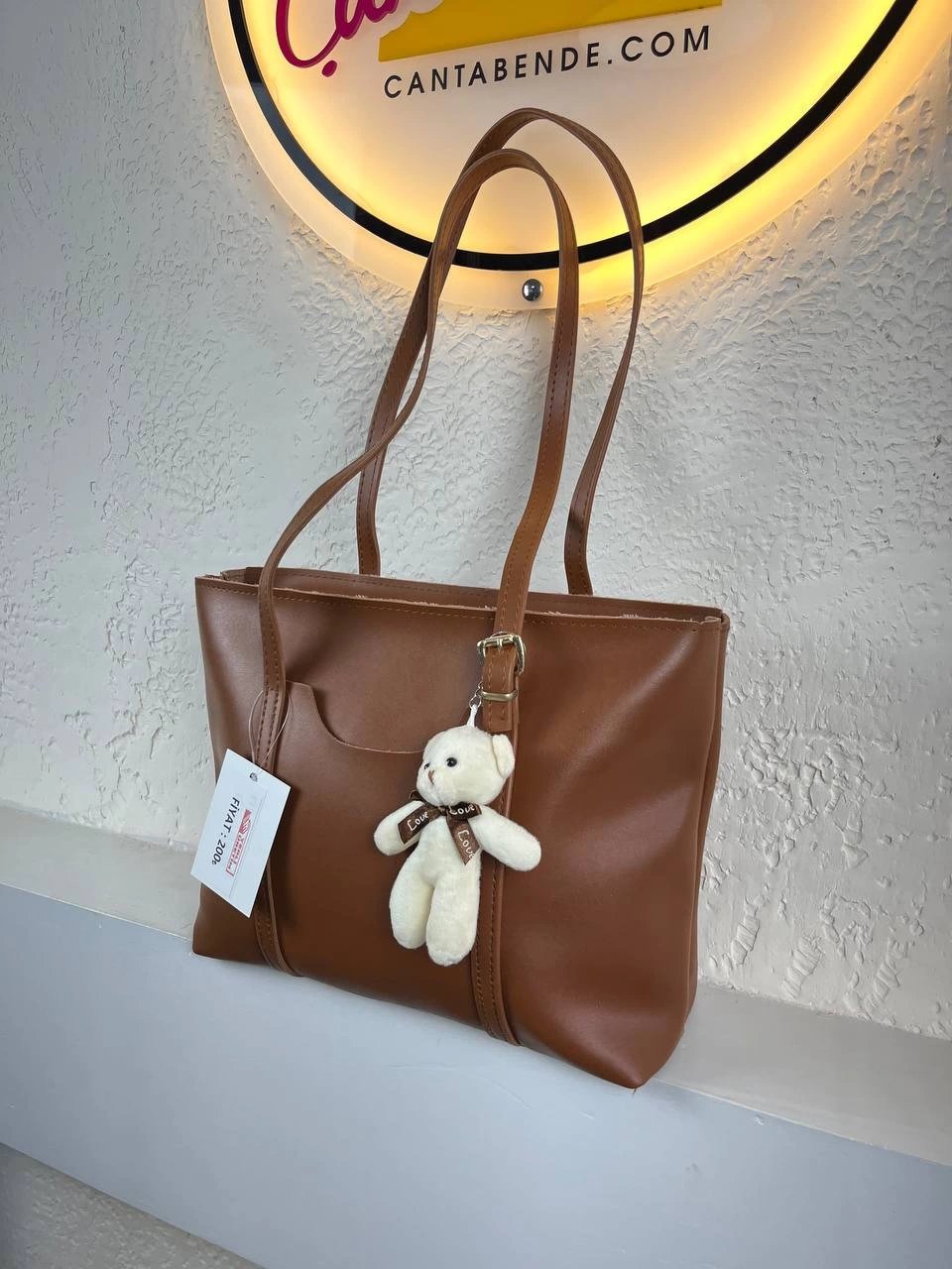 Taba Renk Ayıcıklı Kalite Çanta CB8209