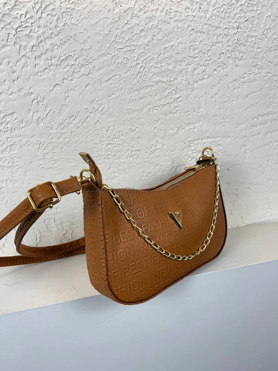 Taba Renk Baget Çapraz Çanta CB5201