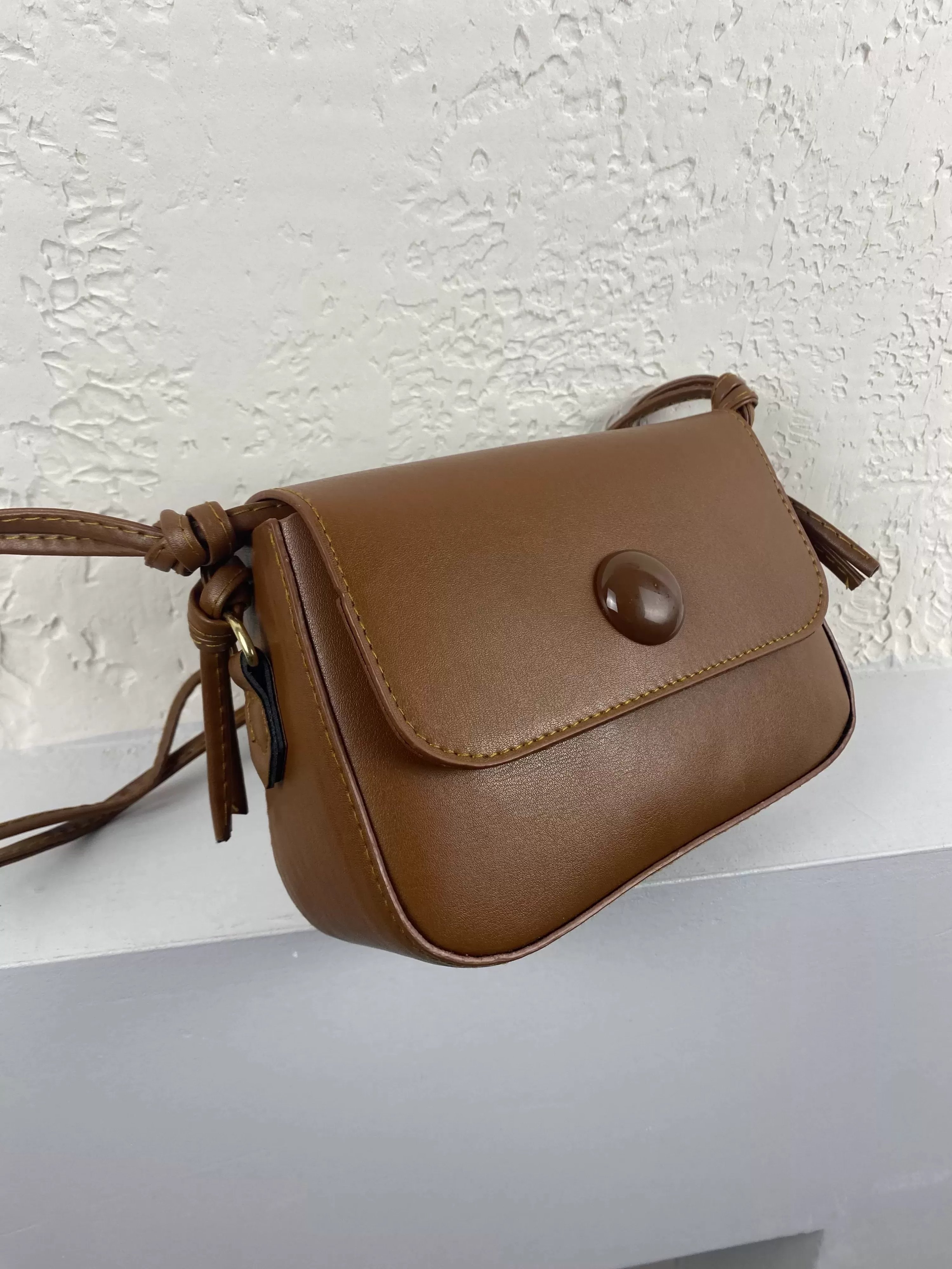 Taba Renk Çapraz Kol Çanta 2024