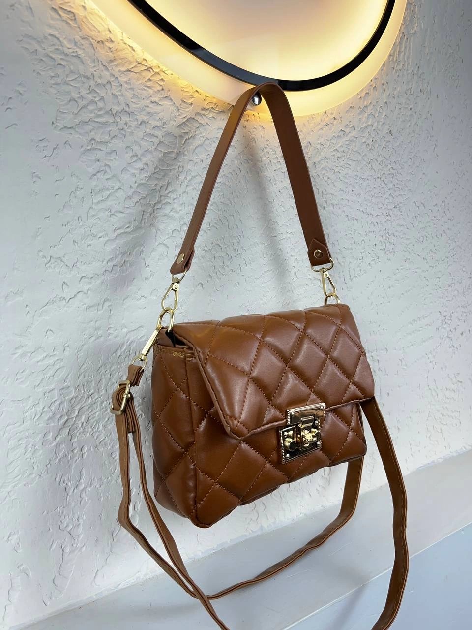 Taba Renk Kapitone Yeni Sezon Çanta CB6311