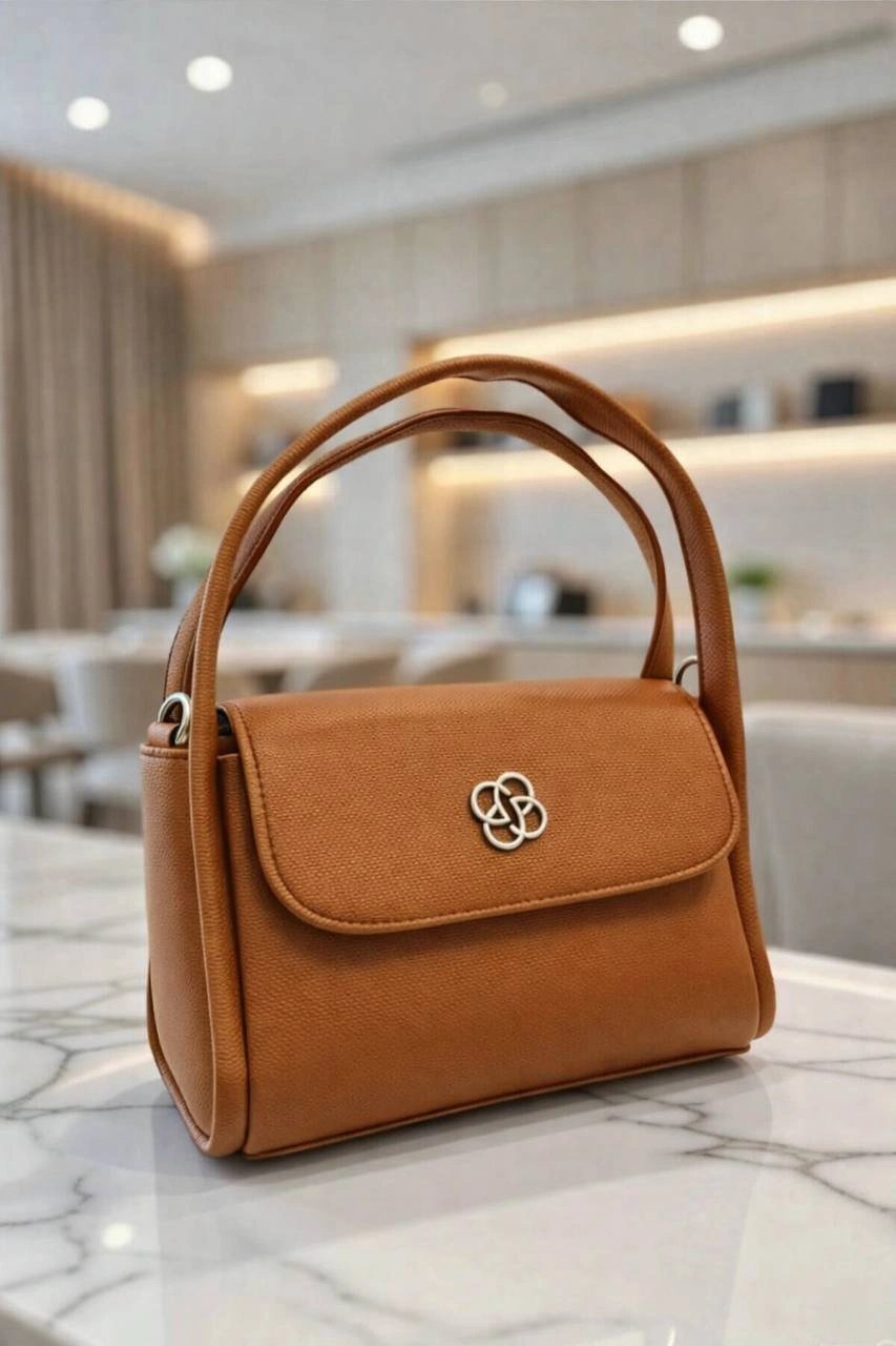 Taba Renk Lakos Deri Yeni Çanta CB00999