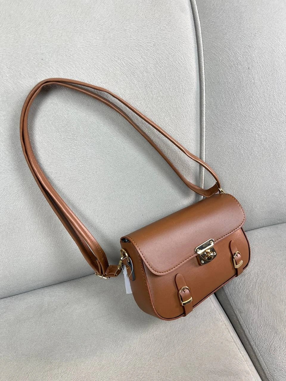 Taba Renk Önü Kemerli Çanta CB7463