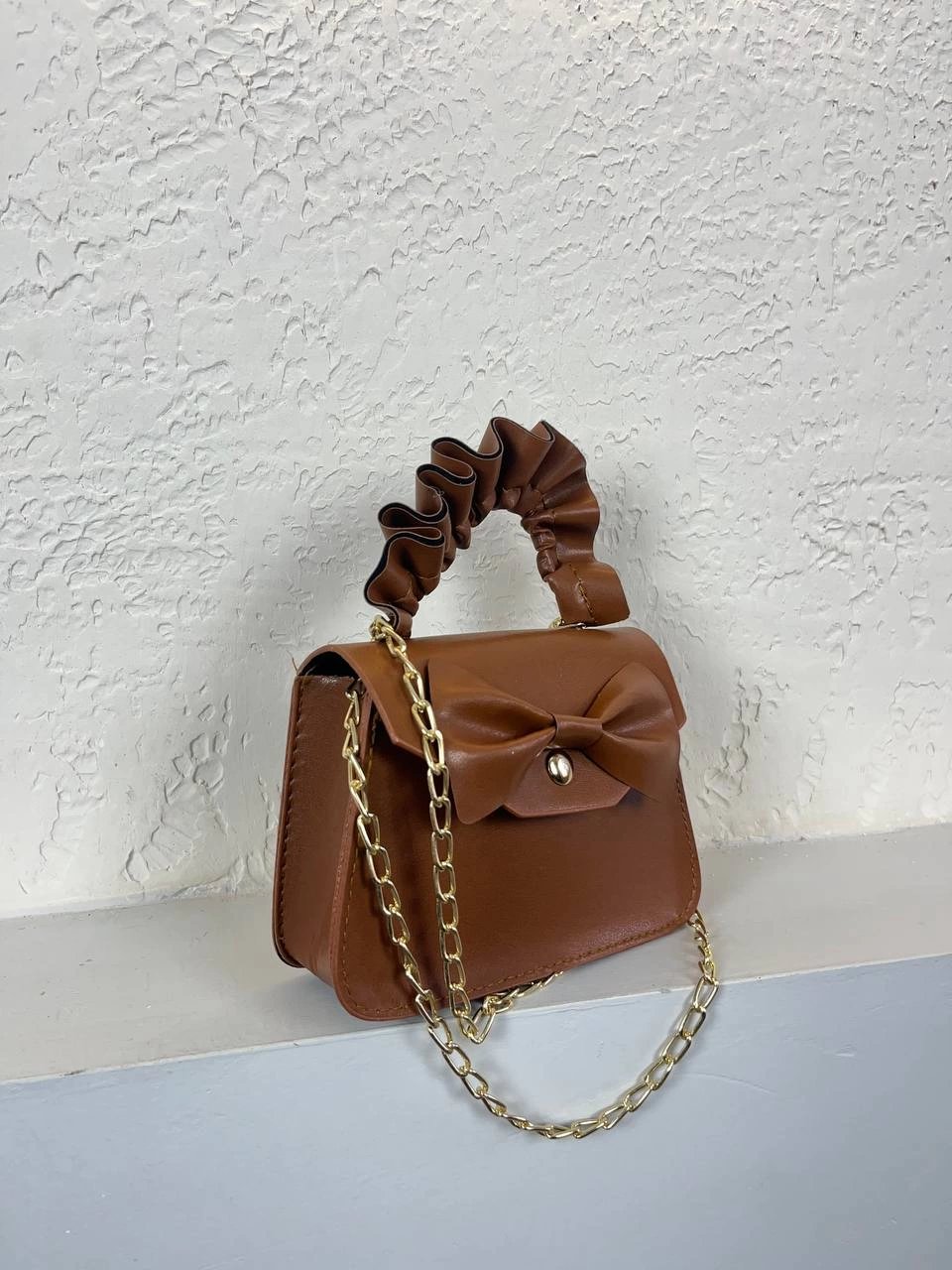 Taba Renk Papyon Mini Çanta CB2760