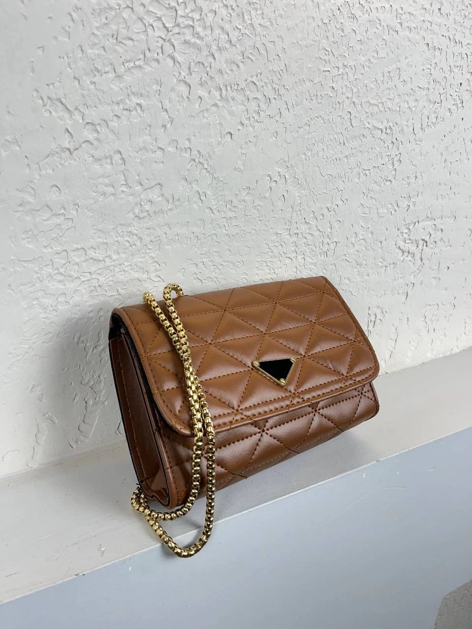 Taba Renk YENİ KAPİTONE DMN ZİNCİRLİ Çanta CB5247