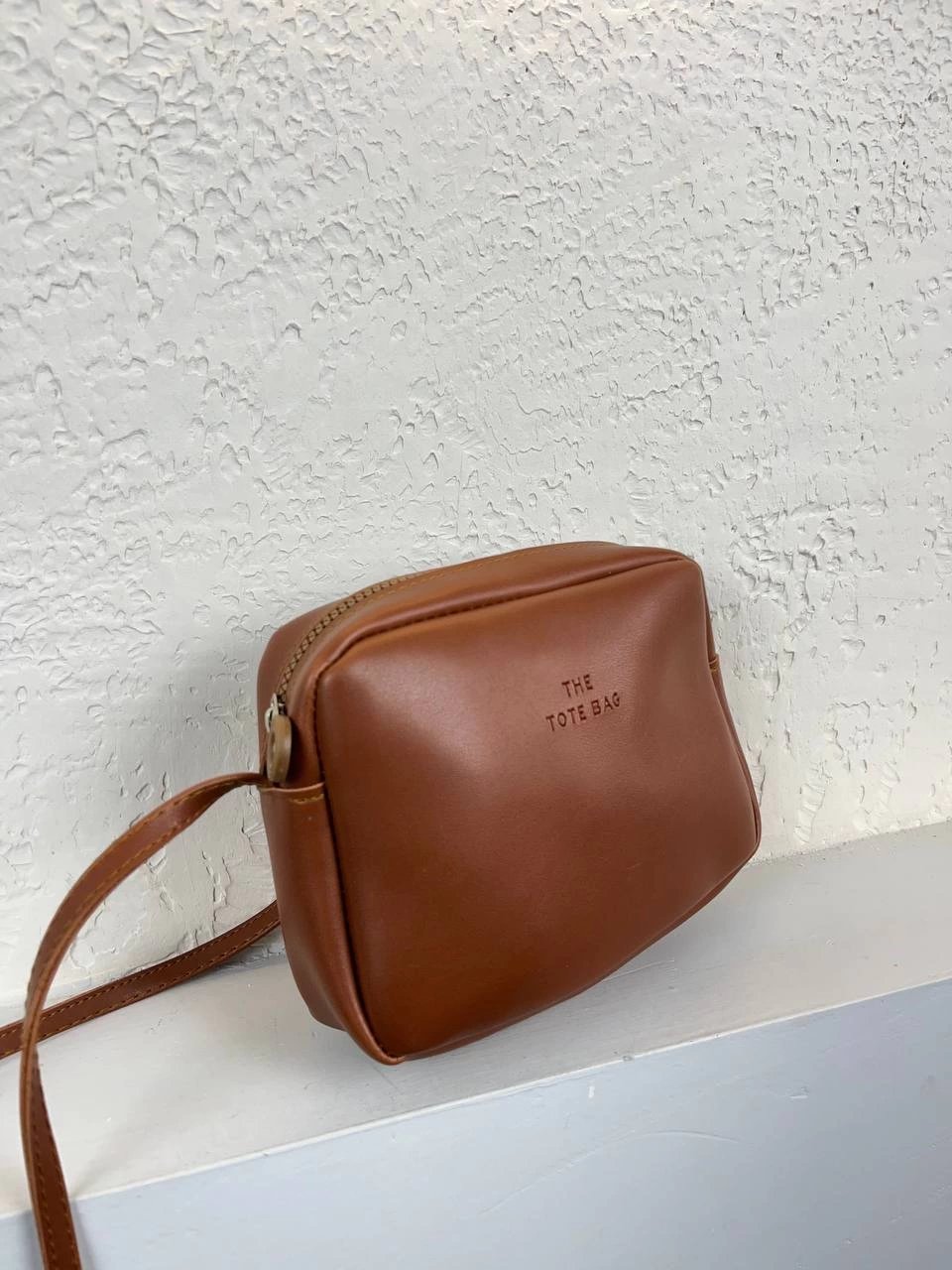 Taba Renk Yumuşak Deri TONY Çanta CB1294