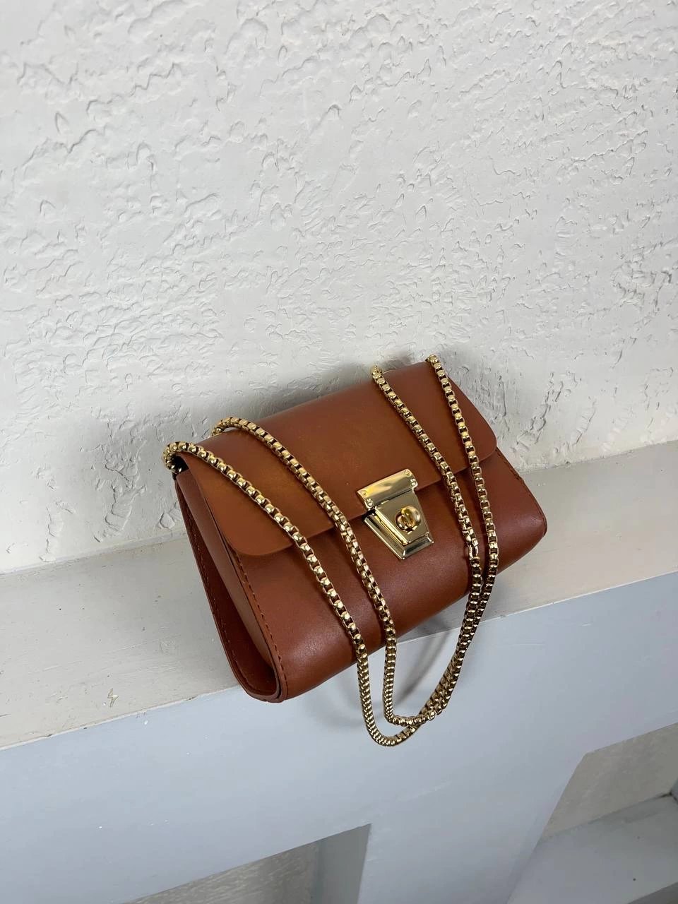 Taba Renk Zincirli Kalıp Çanta CB3674