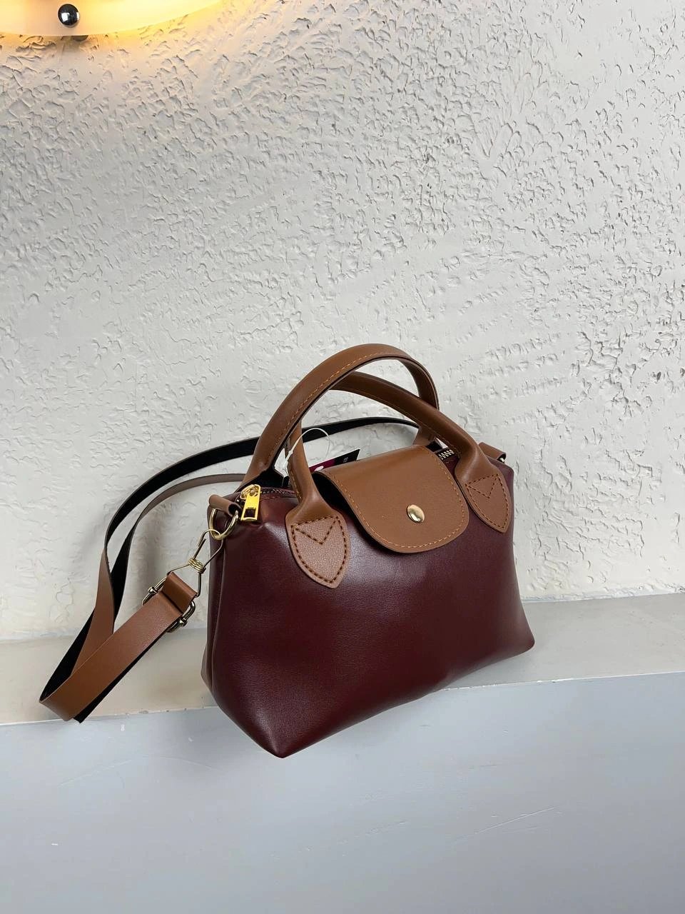 Taba Sap Bordo Renk Çapraz Çanta CB08922