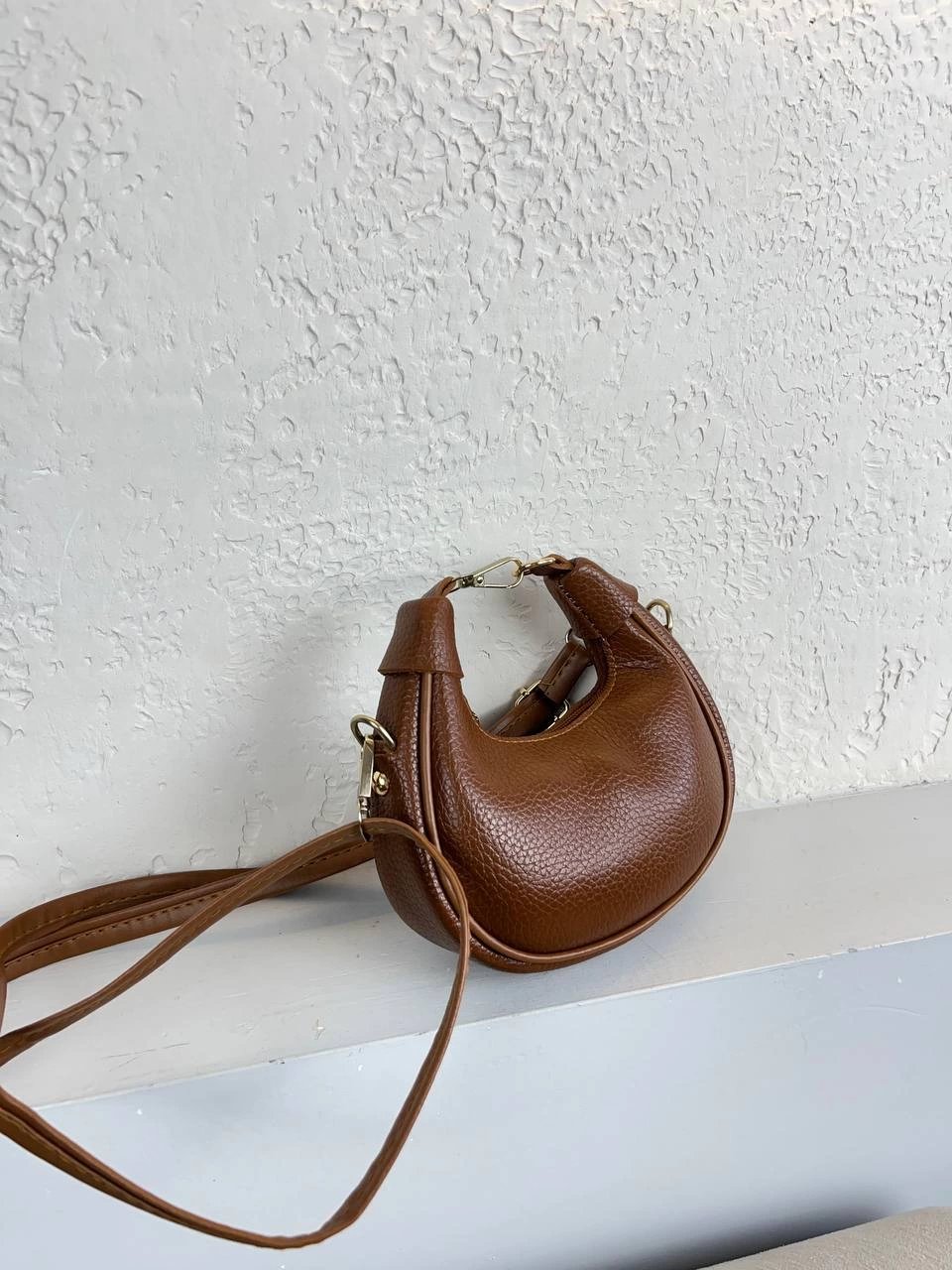 Taba Yumuşak Deri Mini Çanta CB2217