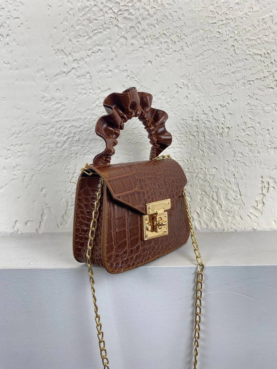 Taba Zincirli Mini Çanta