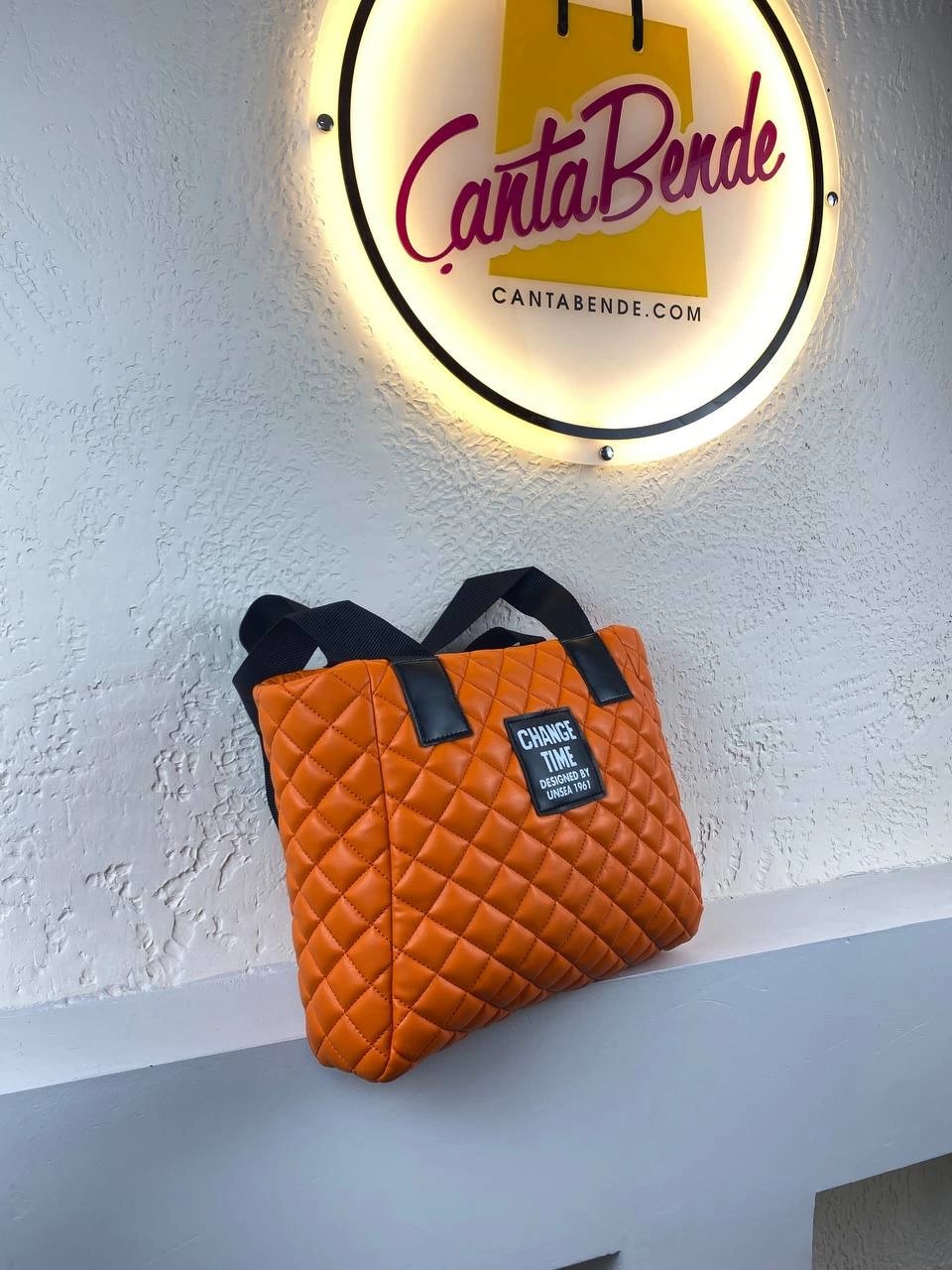 Turuncu Büyük Boy Kol Çanta 2024