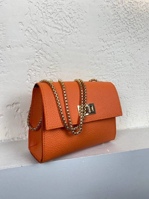 Turuncu Kalıp Zincirli 2024 Çanta