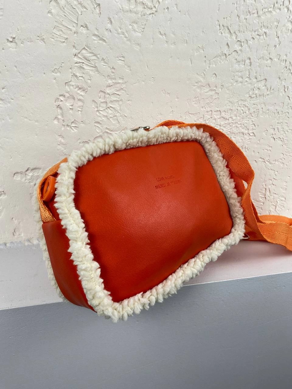 Turuncu Peluş Kalite Çanta