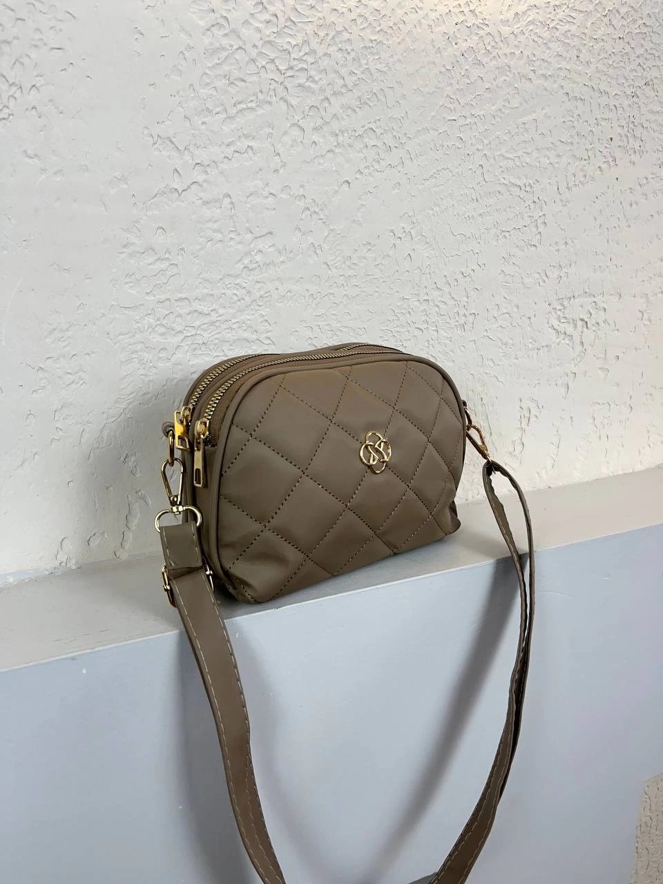 Koyu Vizon 2 Bölme 2025 Kapitone YENİ ÇANTA CB7409