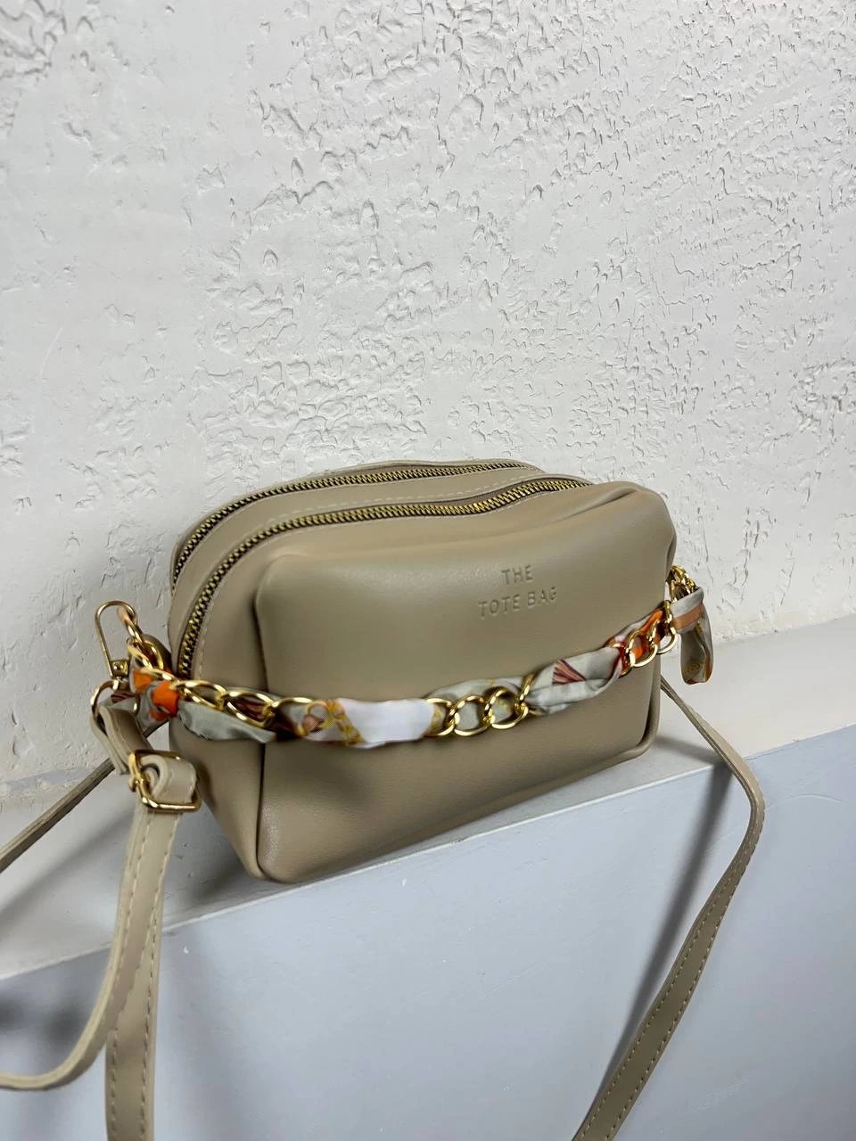 Vizon 2 Bölme Fularlı Çapraz Çanta CB6791