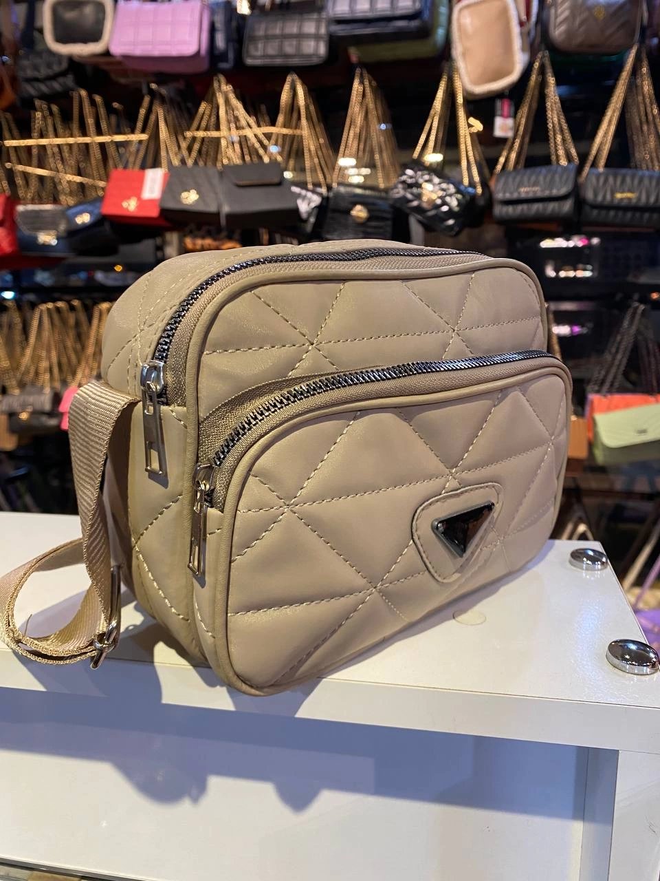 Vizon 2 Bölmeli Kapitone Çanta 2024