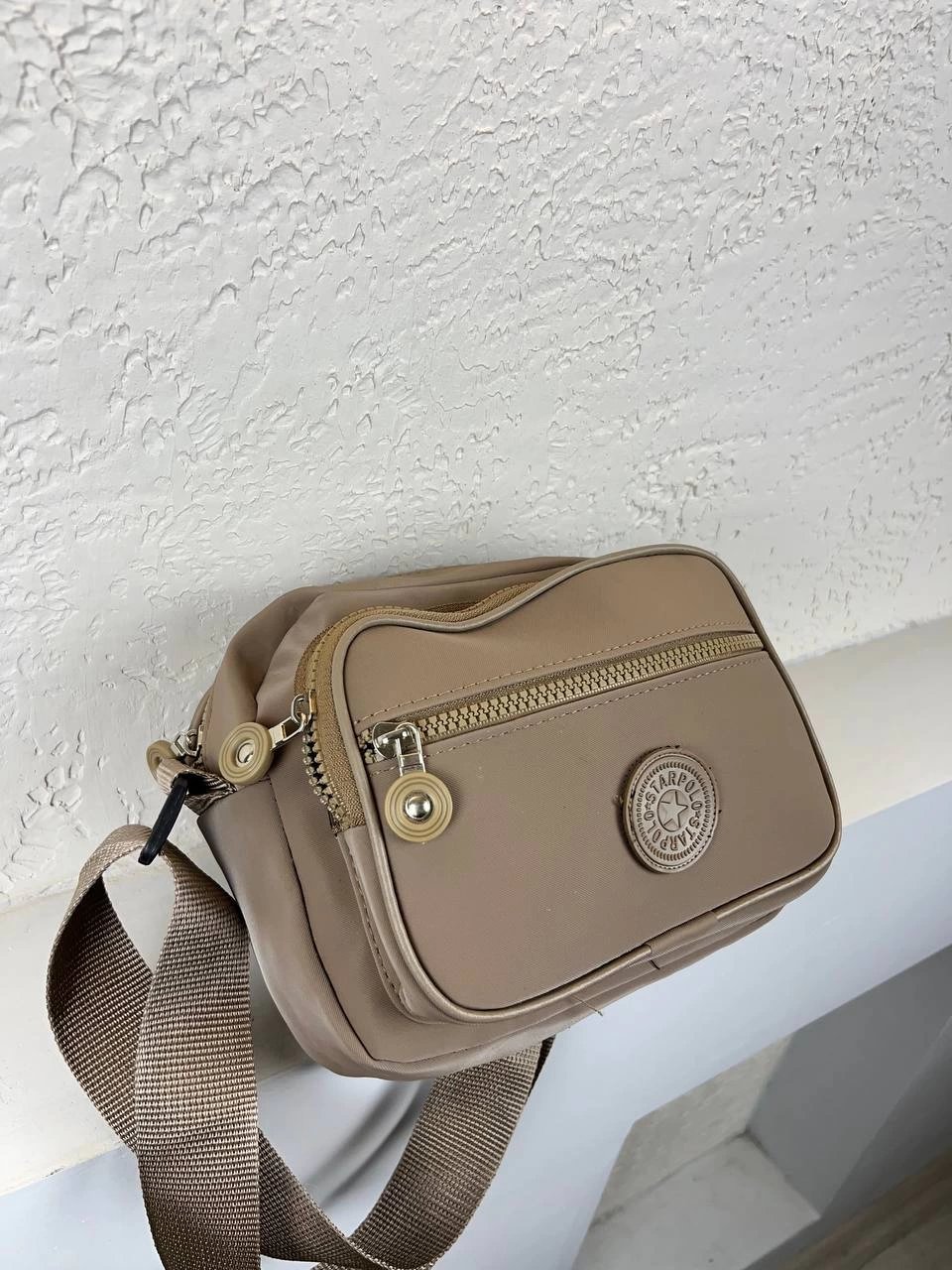 Vizon Buzi Deri 3 Bölme Çanta CB3322