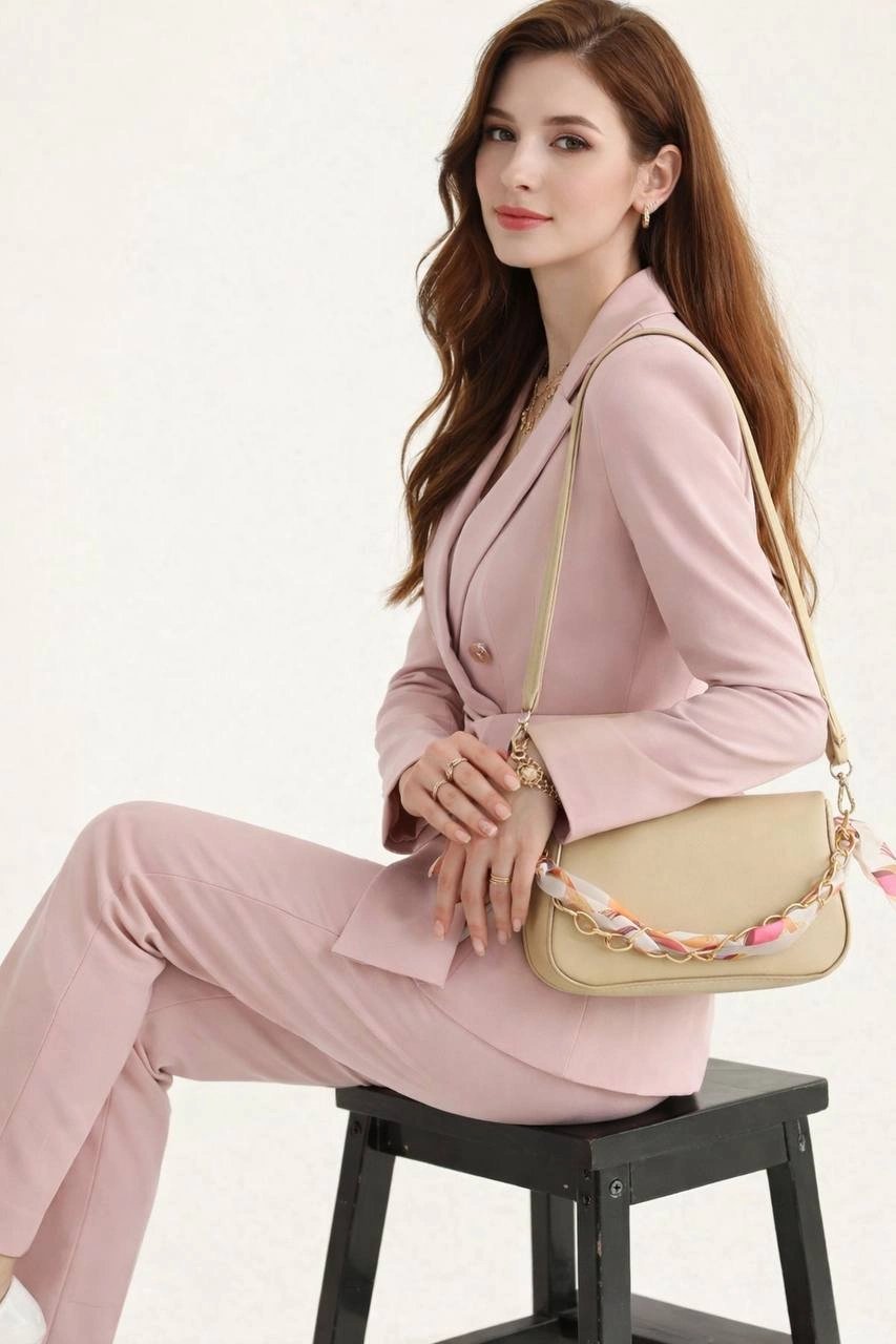 Vizon Fularlı Yeni Sezon Çanta CB9999