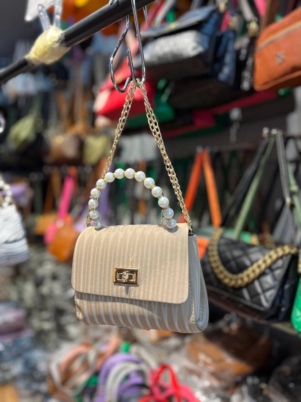 Vizon İncili Çapraz Çanta CB3254