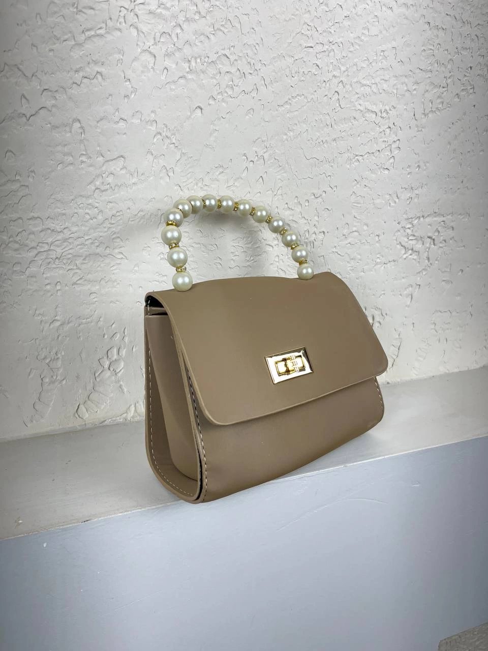 Vizon İncili Zincirli Çanta CB7877