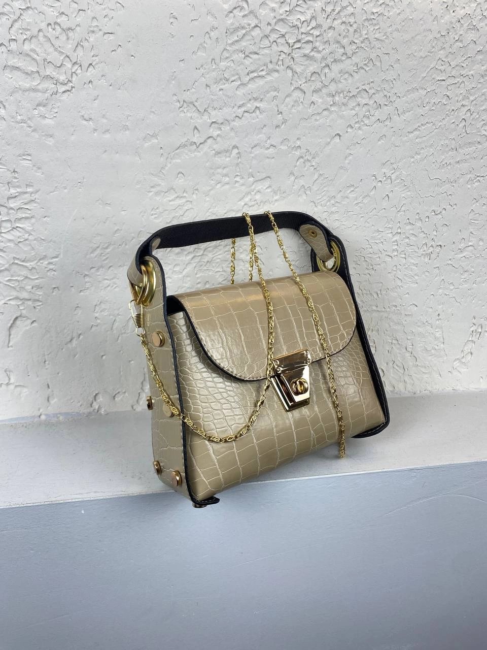 Vizon Kalıp Deri Çapraz Çanta