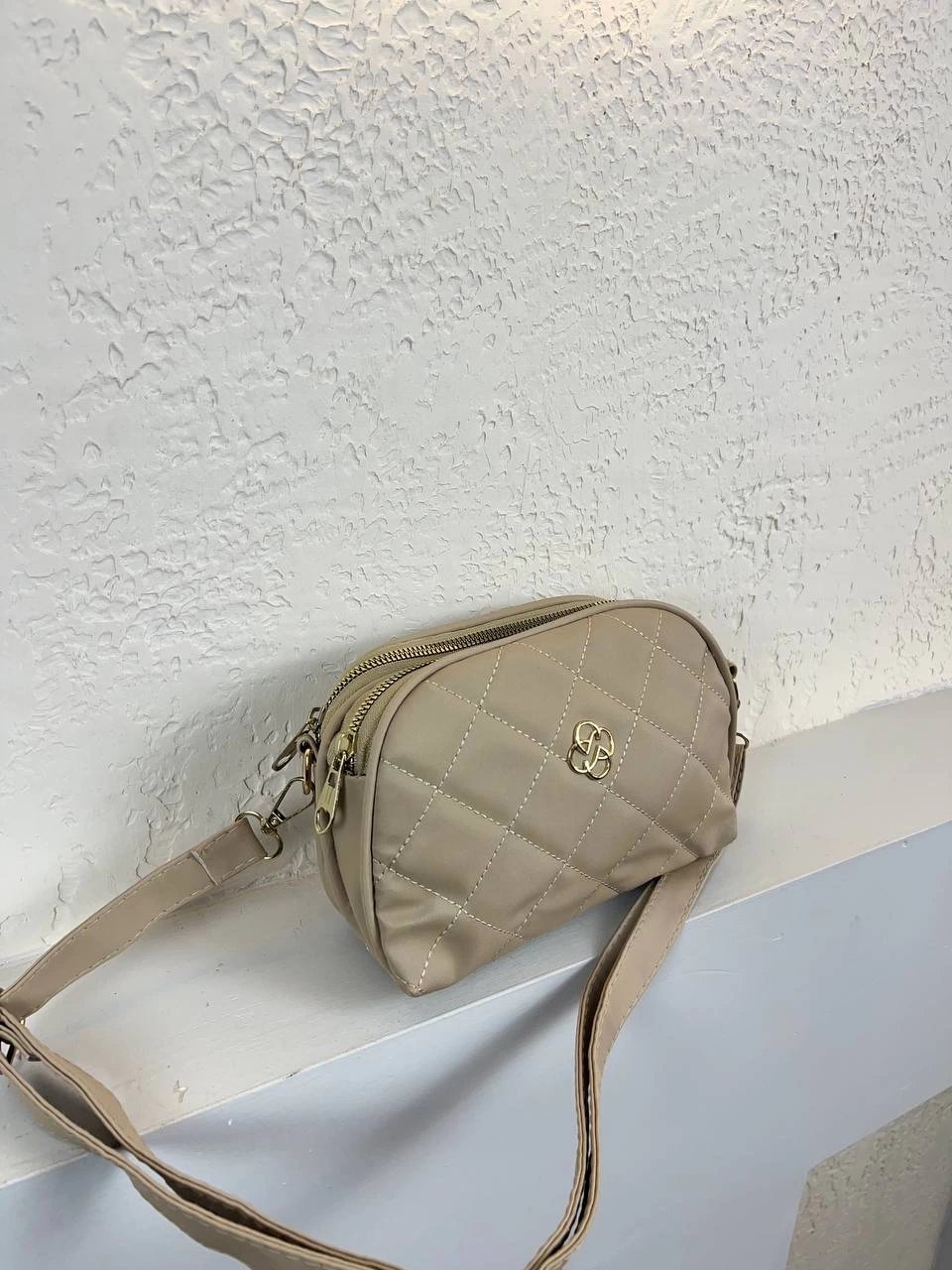 Vizon Kapitone 2 Bölme Çapraz Çanta CB2044