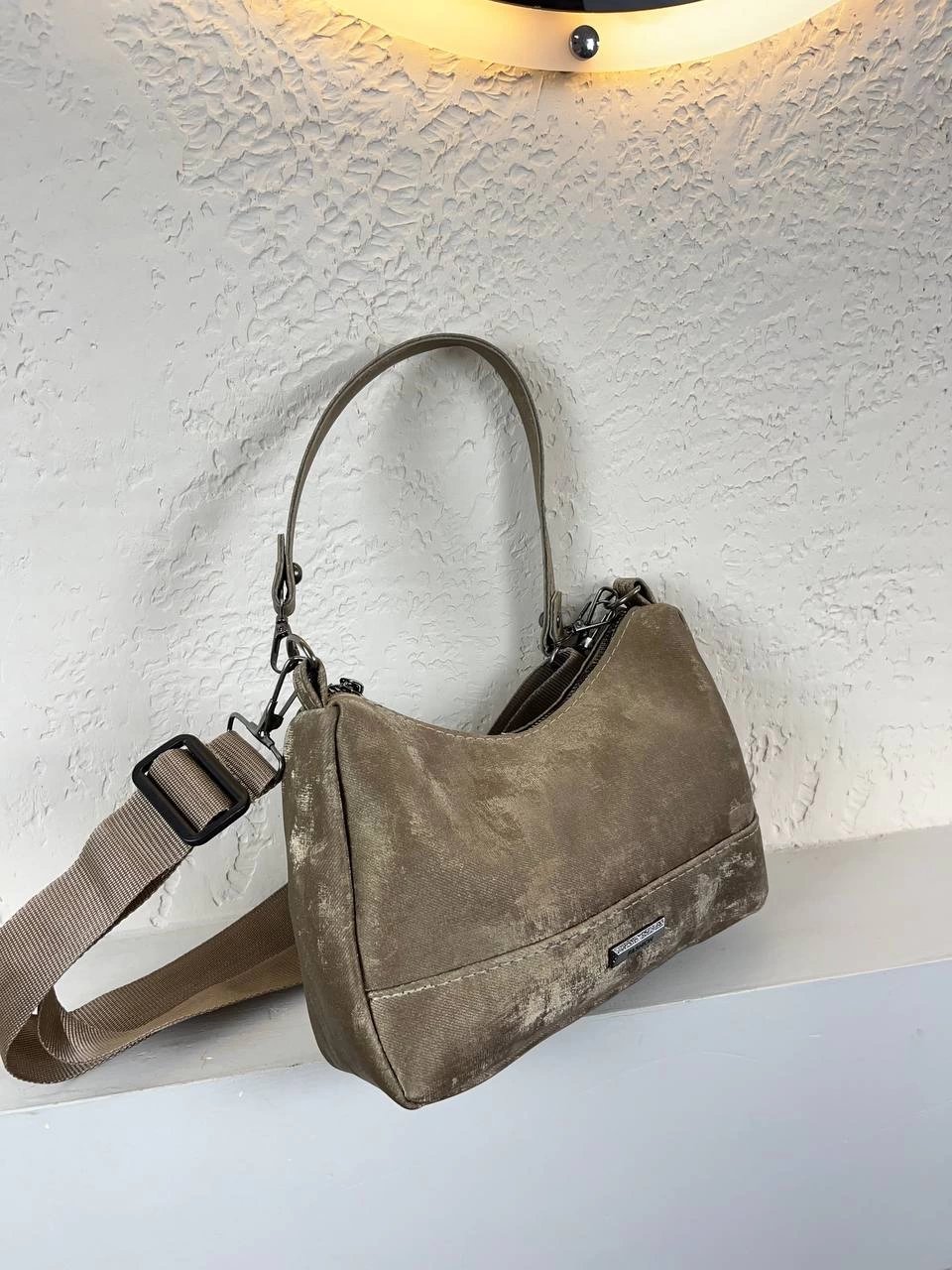 Vizon Nubuk Çapraz Çanta CB8883