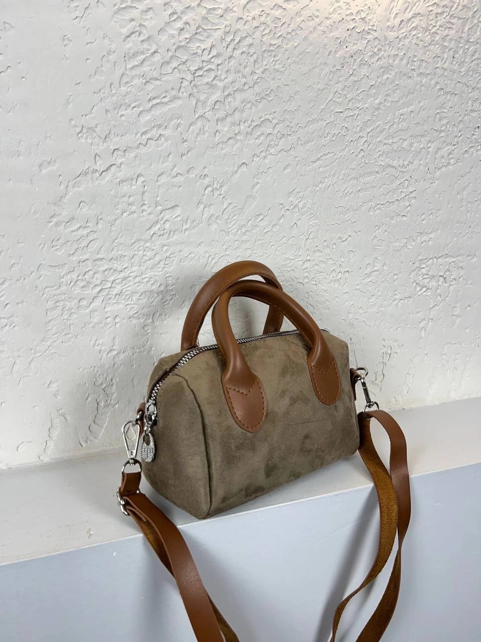 Vizon Nubuk Mini Çanta CB2028