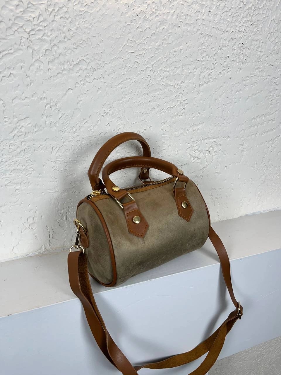 Vizon Nubuk Silindir Çanta CB8530