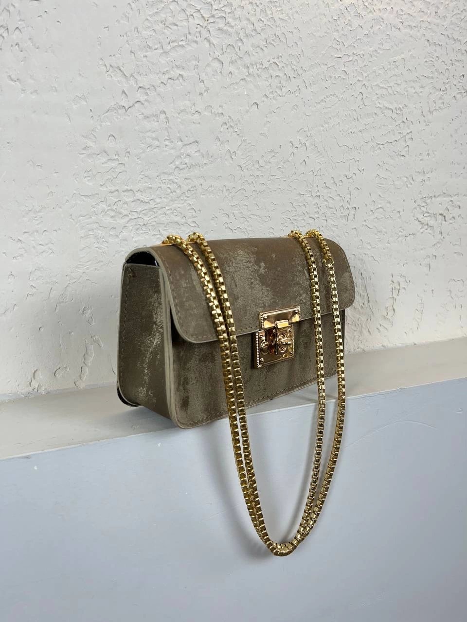 Vizon Nubuk Zincirli Çanta CB5219