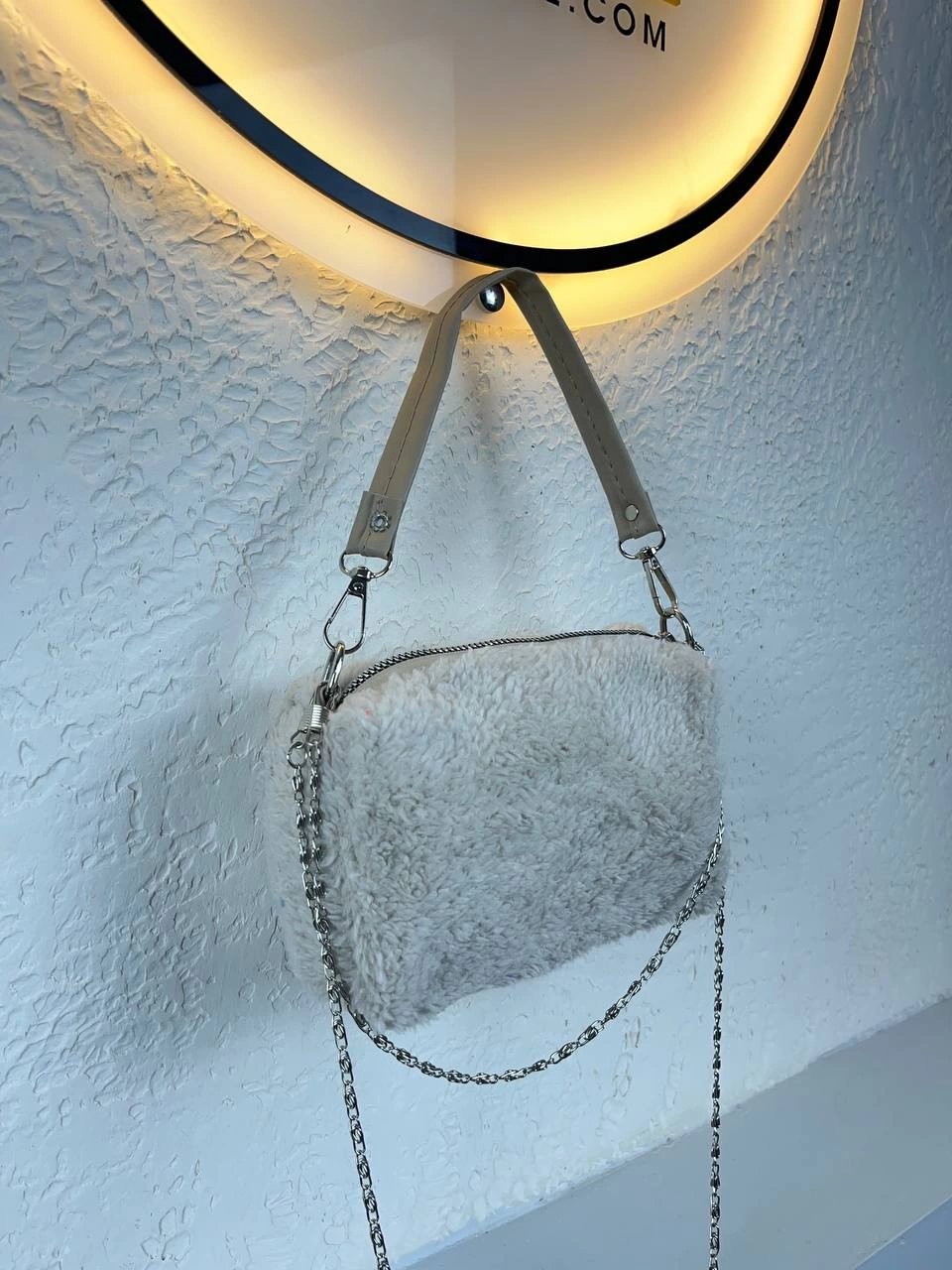 Vizon Peluş Silindir Çanta CB6309