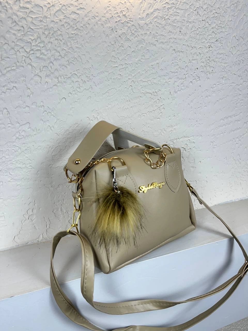 Vizon Ponponlu Çanta CB9899