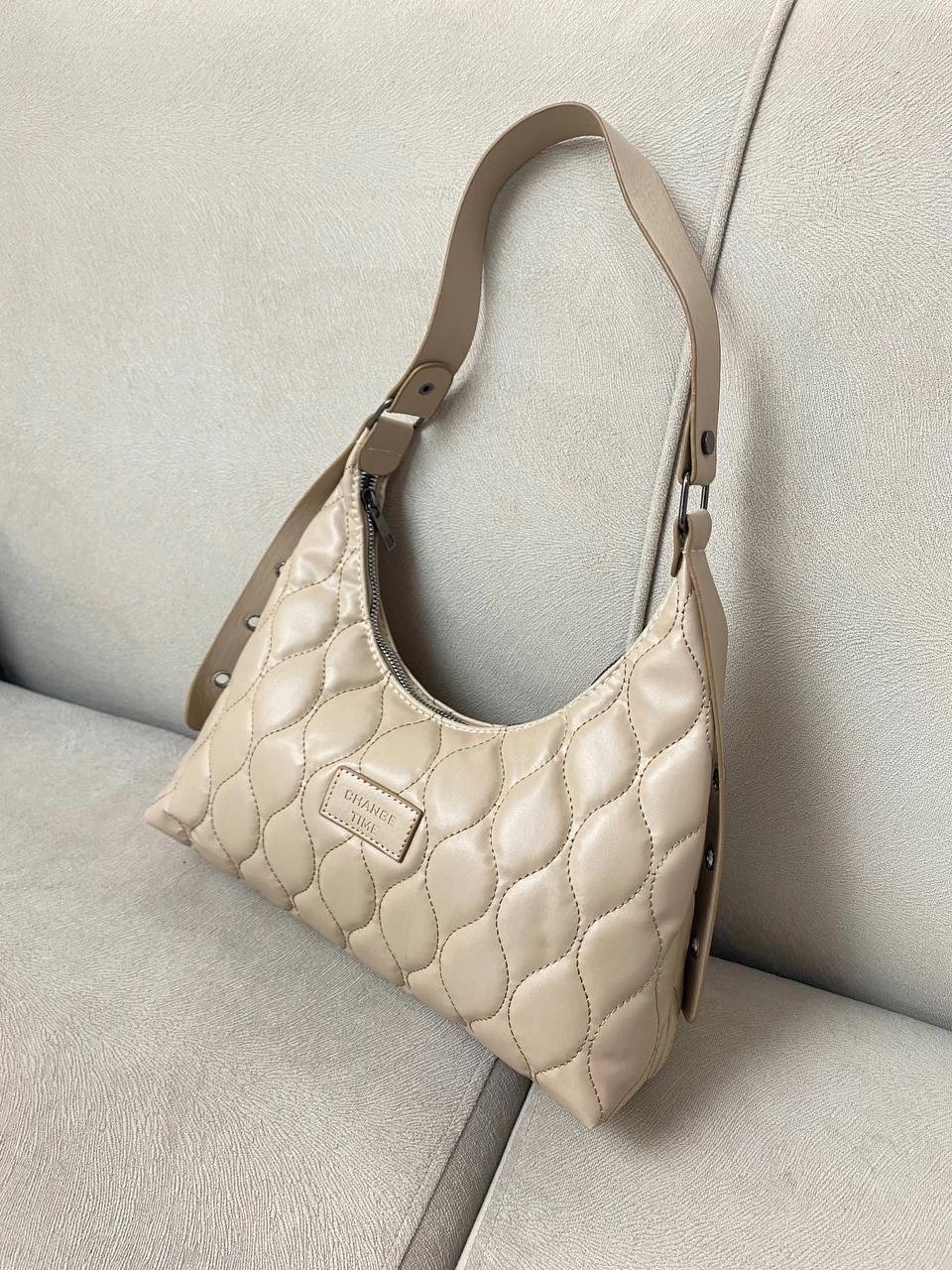 Vizon Renk Baget Kol Çanta